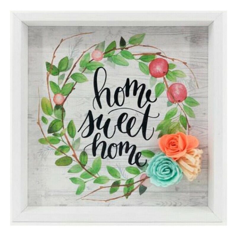 

Cuadro Home Sweet Home (21 x 21 x 2 cm) 115773