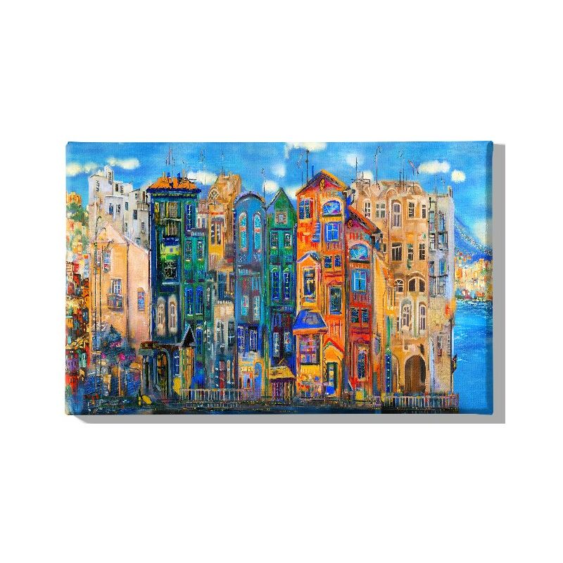 

Homemania - Cuadro Inicio - Arte y Graffiti - para la sala de estar, la habitacion - Multicolor en Poliester, madera, 45 x 3 x 70 cm