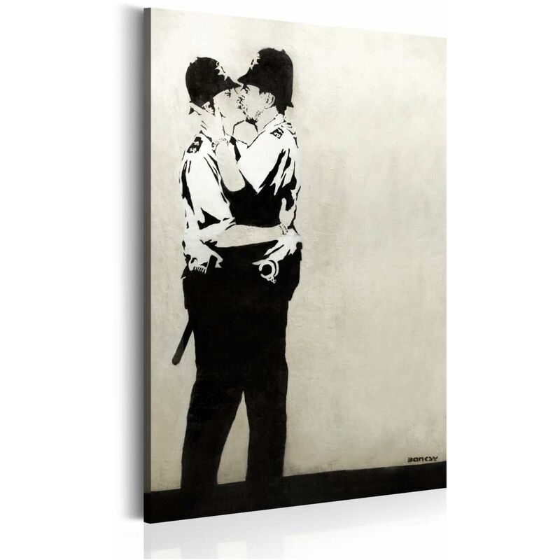 

Cuadro - Kissing Coppers by Banksy Medidas 40X60