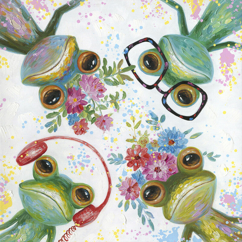 

Herdasa - Cuadro 'La 4 Ranas' - Multicolor