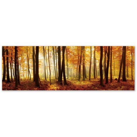 Cuadro Lienzo cabecero Naranja provenzal para Dormitorio de 180 x 60 cm France