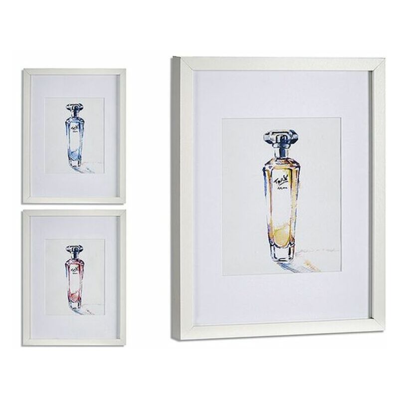 

Cuadro Madera Perfume Blanco (3 x 43 x 33 cm)