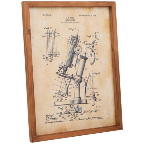 Cuadro madera y tela 33x43x1,8