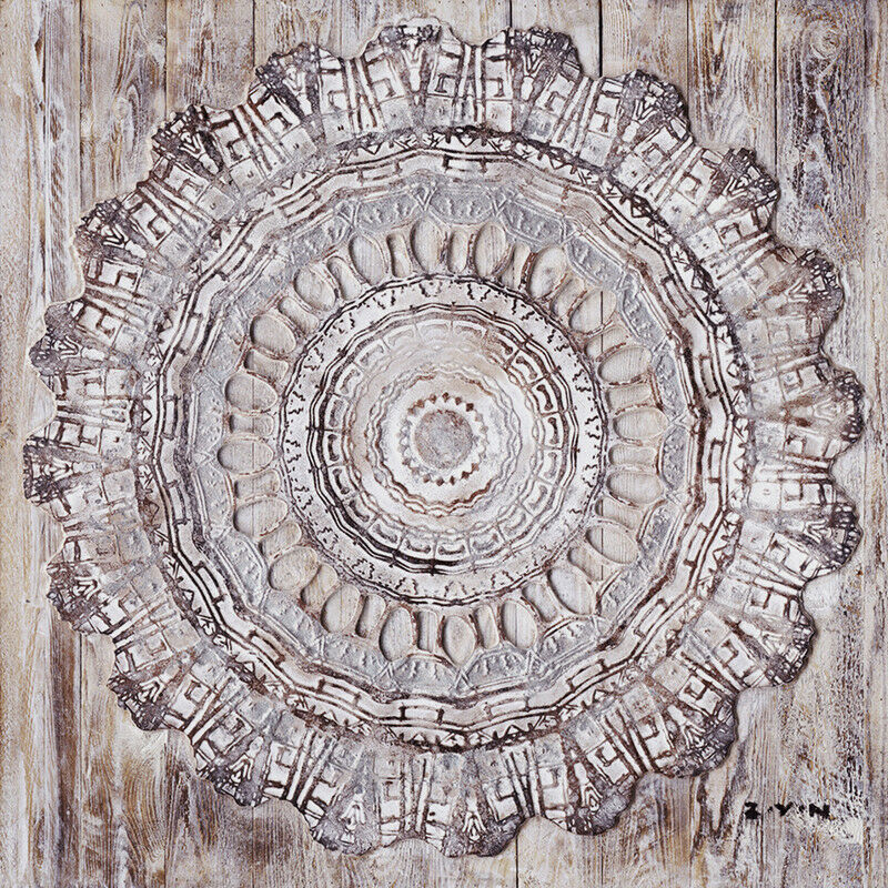 

Herdasa - Cuadro Mandala en relieve 80x80 cm