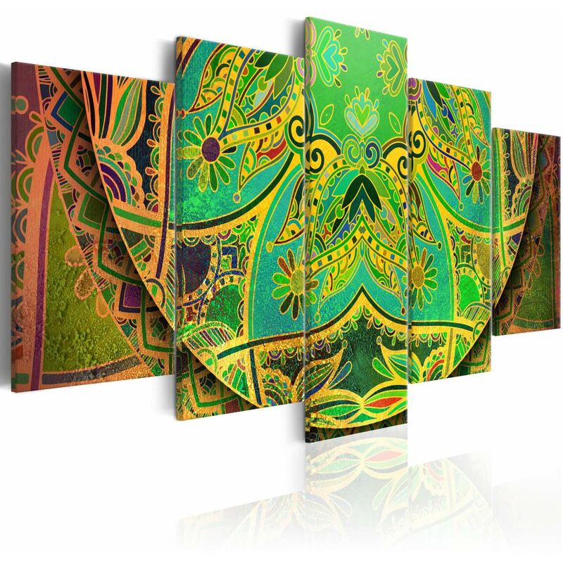 

Cuadro - Mandala: Green Energy Medidas 100X50