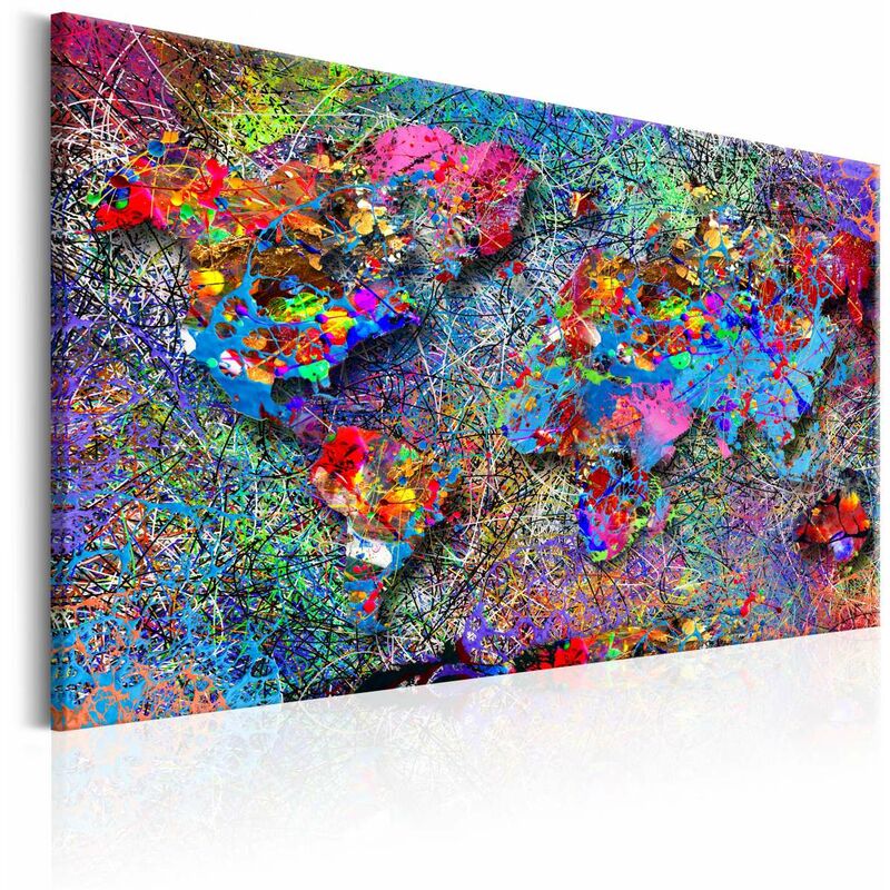 

Cuadro - Map: Jackson Pollock inspiration Medidas 60X40