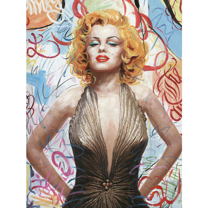 

Herdasa - Cuadro Marilyn Cómic 70x100 cm
