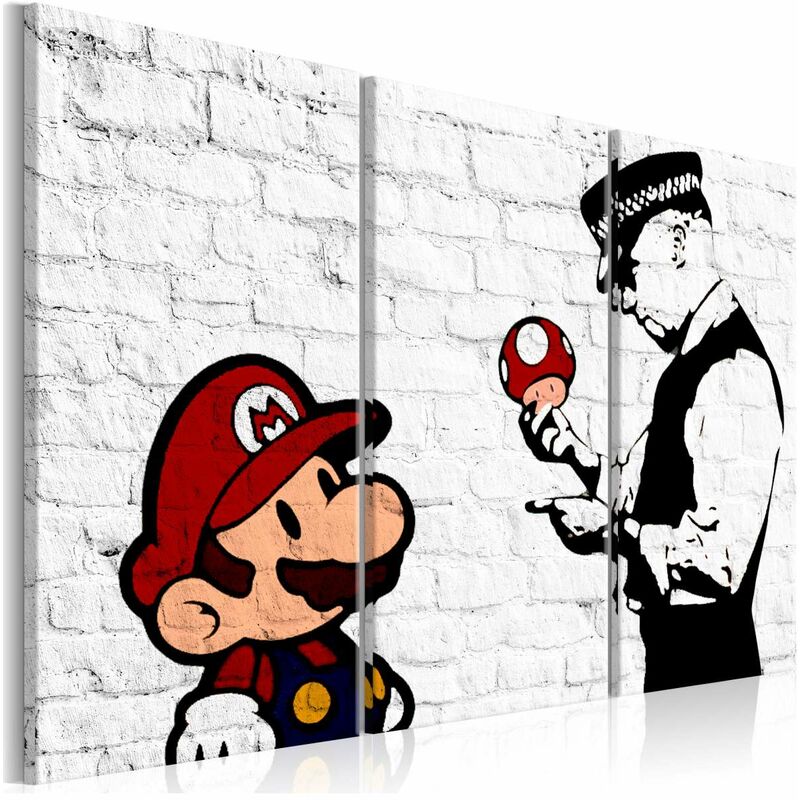 

Cuadro - Mario Bros (Banksy) Medidas 120X80