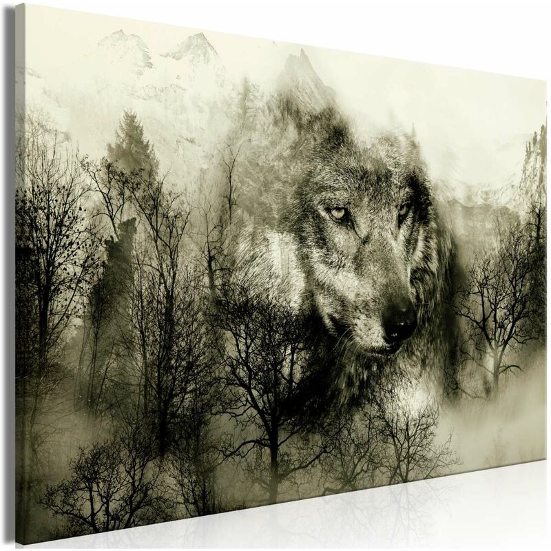 

Cuadro - Mountain Predator (1 Part) Wide Beige Medidas 120X80