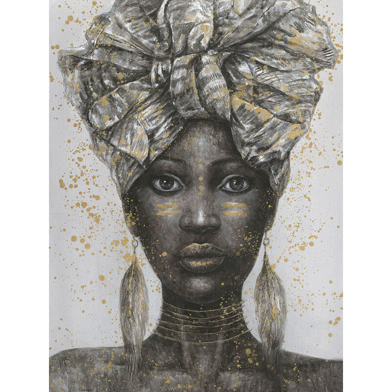 

Herdasa - Cuadro Mujer Africana Frente 90x120x3 cm
