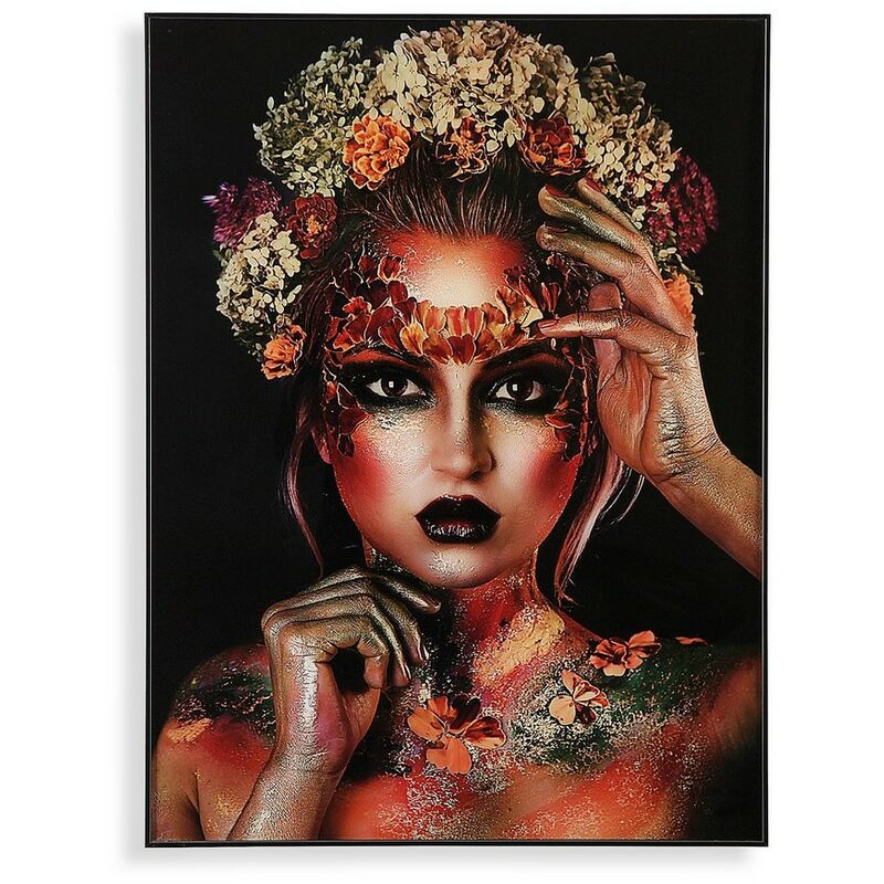 

Cuadro Mujer Mística Cristal Madera MDF (60 x 2 x 80 cm)