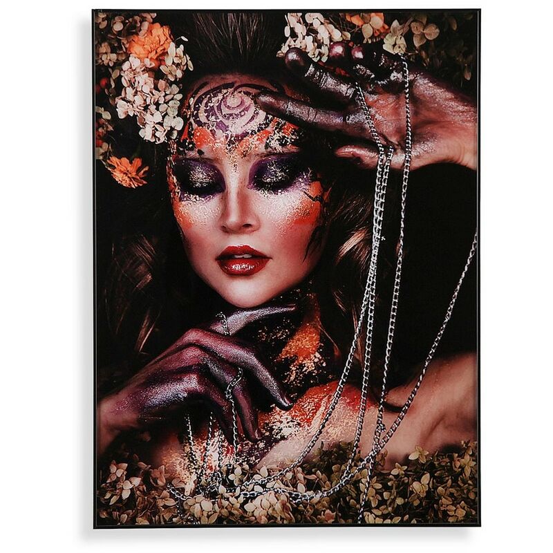 

Cuadro Mujer Mística Cristal Madera MDF (60 x 2 x 80 cm)