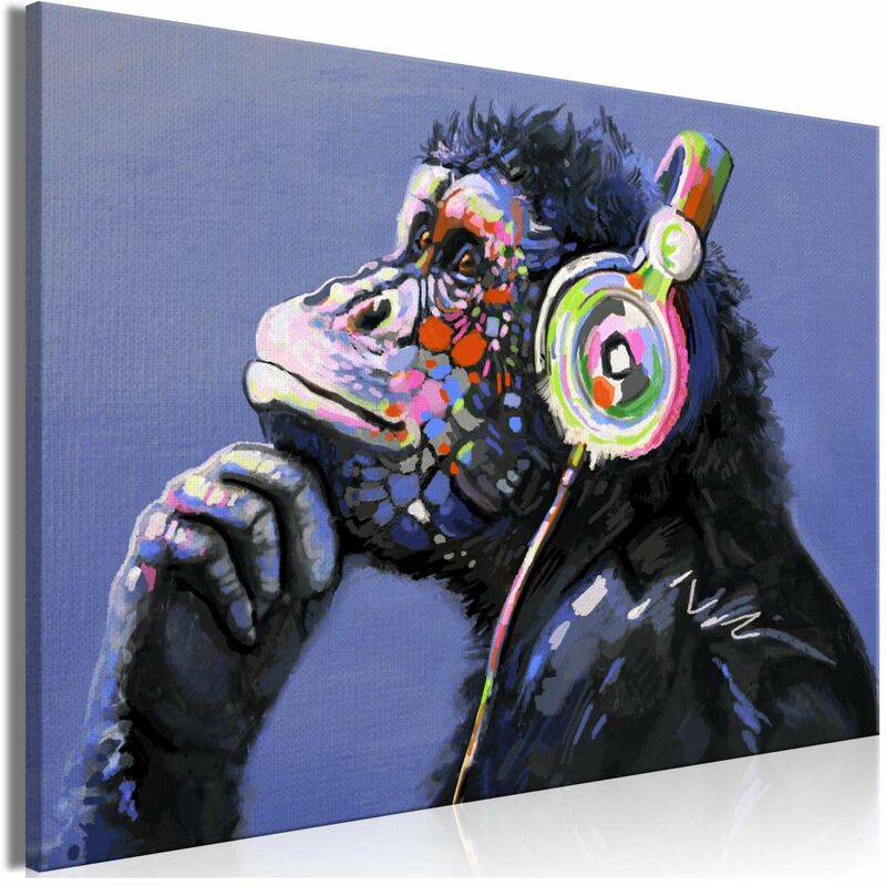 

Cuadro - Musical Monkey (1 Part) Wide Medidas 120X80