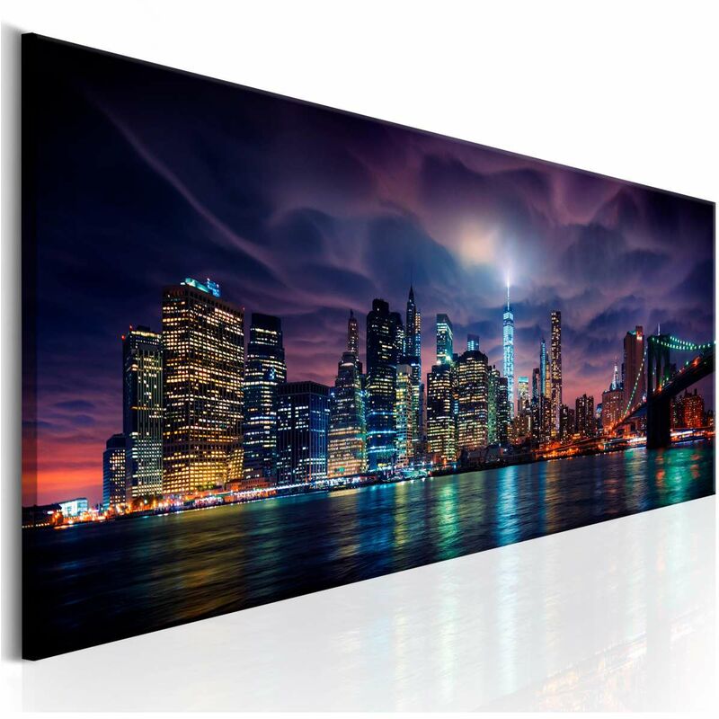 

Cuadro - New York: Dark City Medidas 135X45