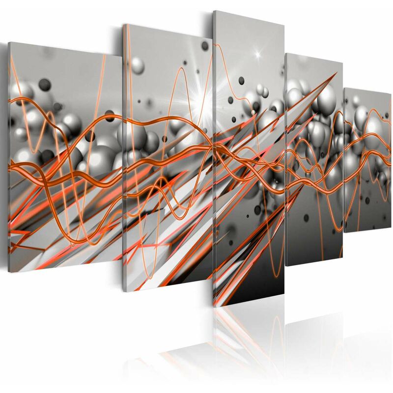 

Cuadro - Orange Stream Medidas 100X50