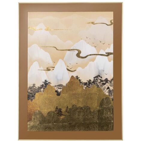 Cuadro Paisaje Abstracto Con Marco Ps 110X4X145 Cm