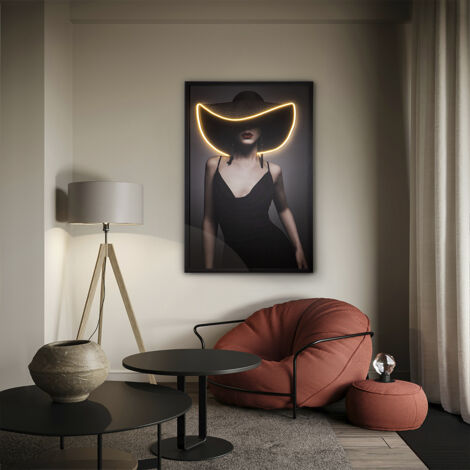 CUADRO PAMELA LUZ LED 80X120