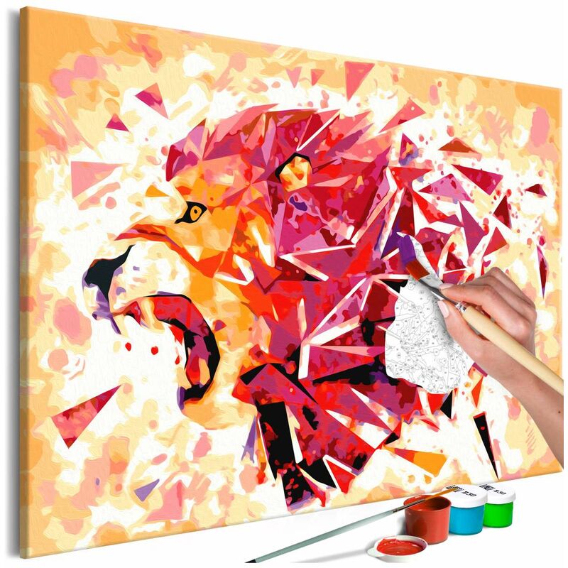

Cuadro para colorear - Abstract Lion Medidas 60X40