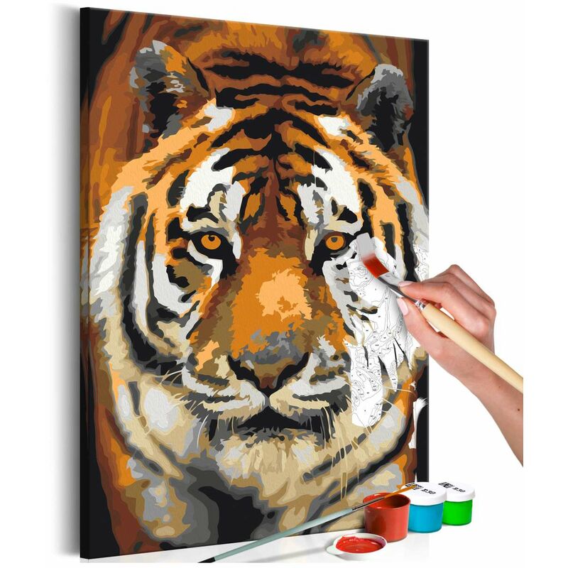 

Cuadro para colorear - Asian Tiger Medidas 40X60