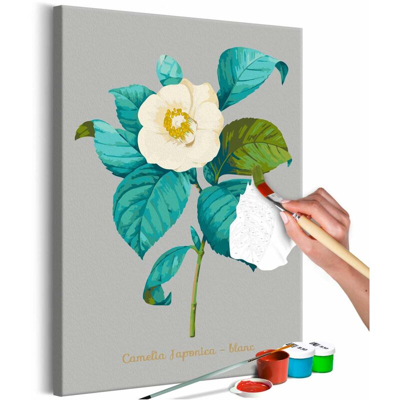 

Cuadro para colorear - Beautiful Camellia Medidas 40X60