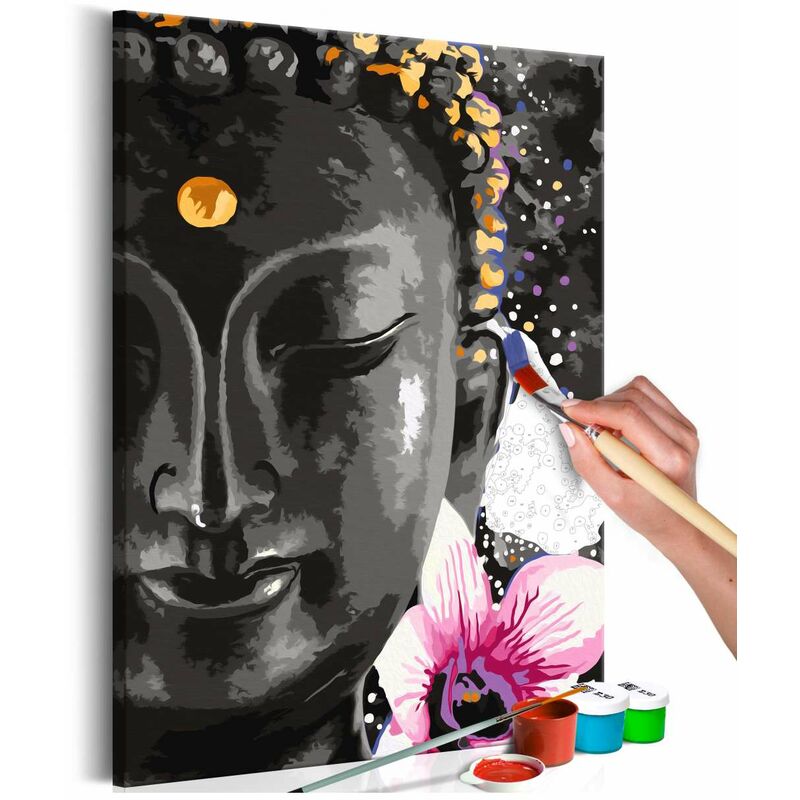 

Cuadro para colorear - Buddha and Flower Medidas 40X60