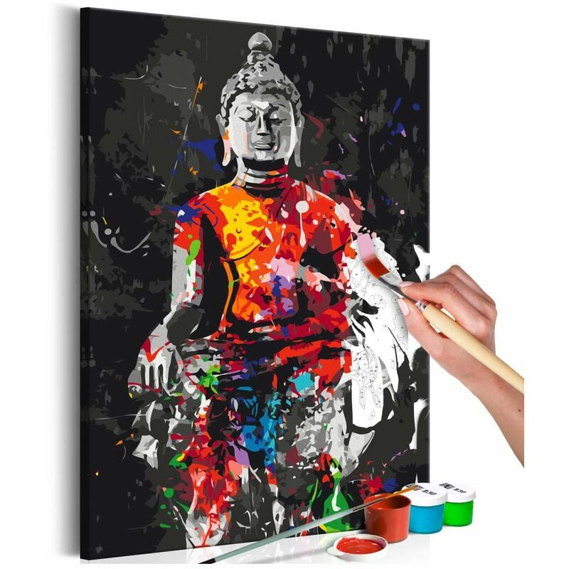 

Cuadro para colorear - Buddha in Colours Medidas 40X60