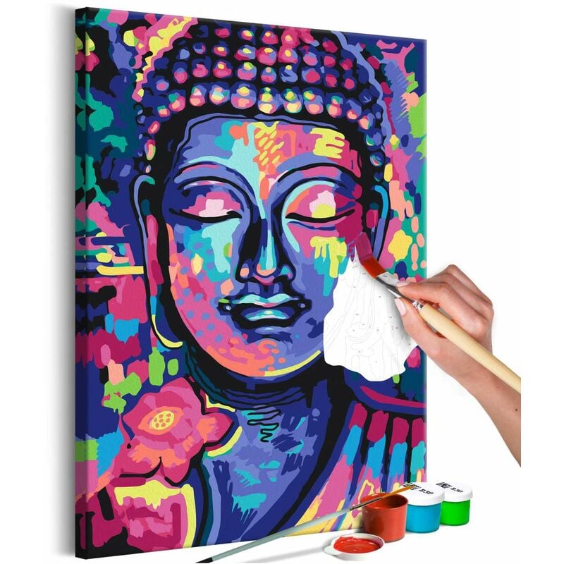 

Cuadro para colorear - Buddha's Crazy Colors Medidas 40X60