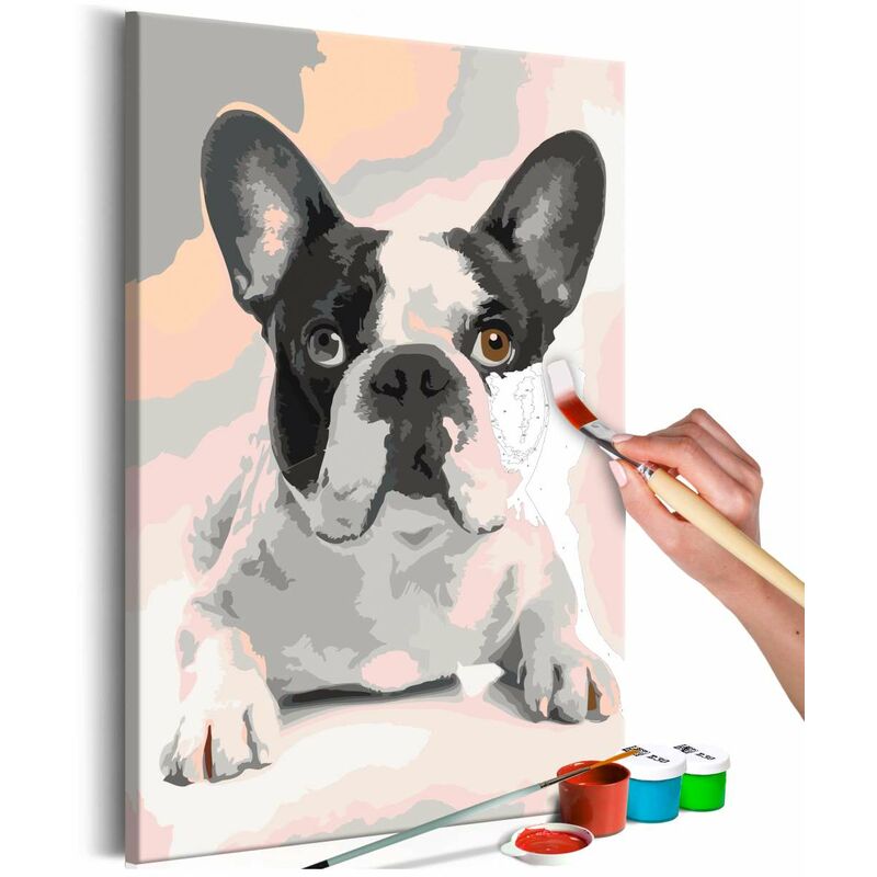 

Cuadro para colorear - Bulldog francés Medidas 40X60