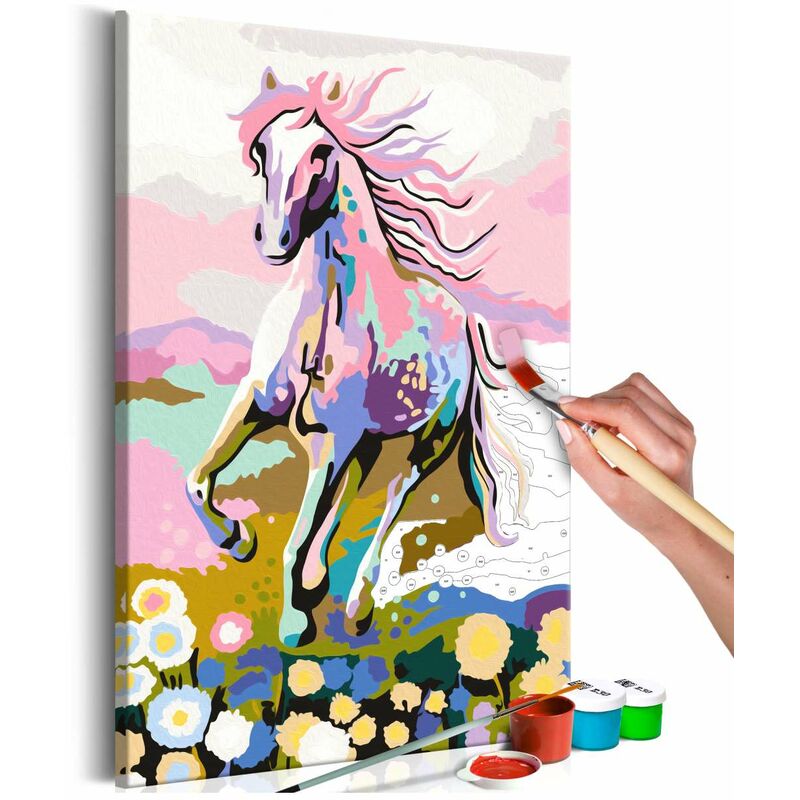 

Cuadro para colorear - Caballo de cuentos Medidas 40X60
