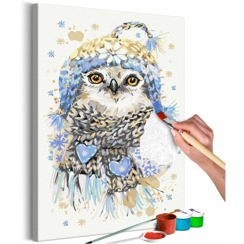 

Cuadro para colorear - Cold Owl Medidas 40X60