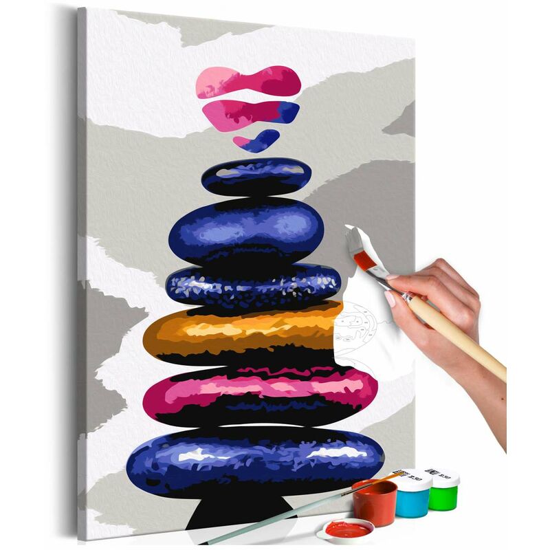 

Cuadro para colorear - Colored Pebbles Medidas 40X60