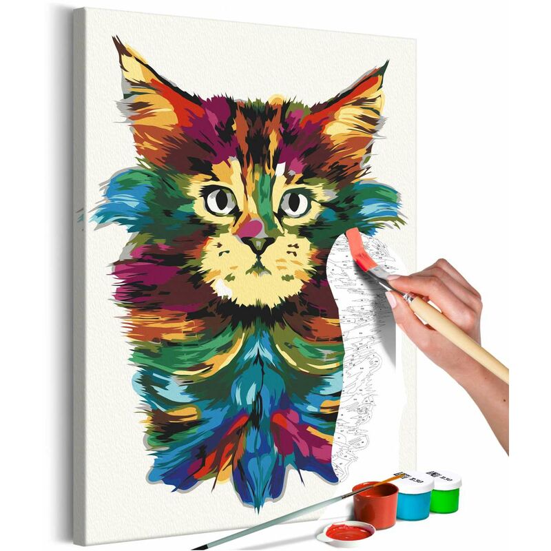 

Cuadro para colorear - Colourful Mane Medidas 40X60