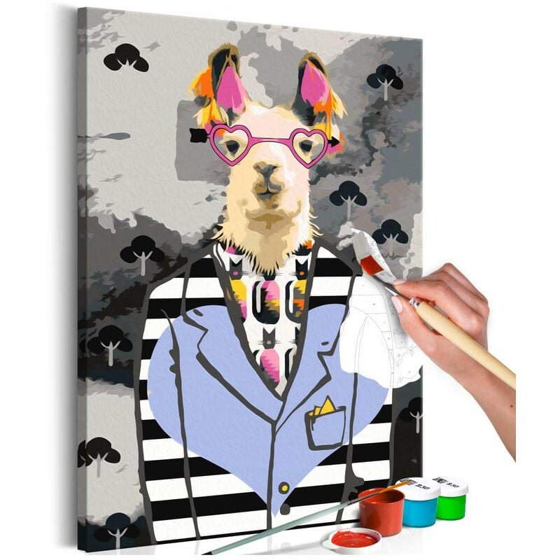 

Cuadro para colorear - Crazy Alpaca Medidas 40X60