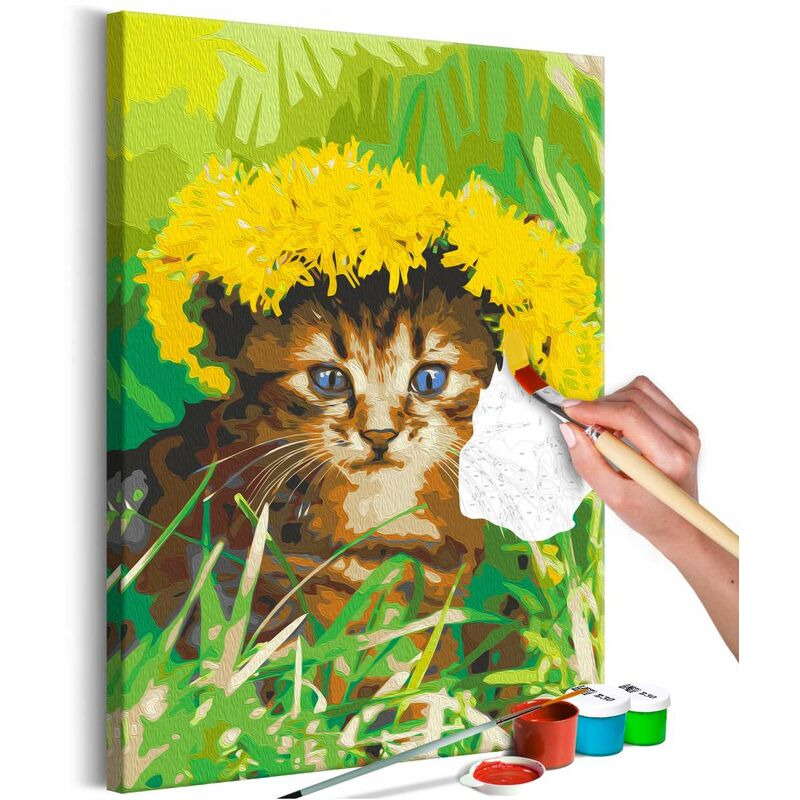 

Cuadro para colorear - Dandelion Cat Medidas 40X60
