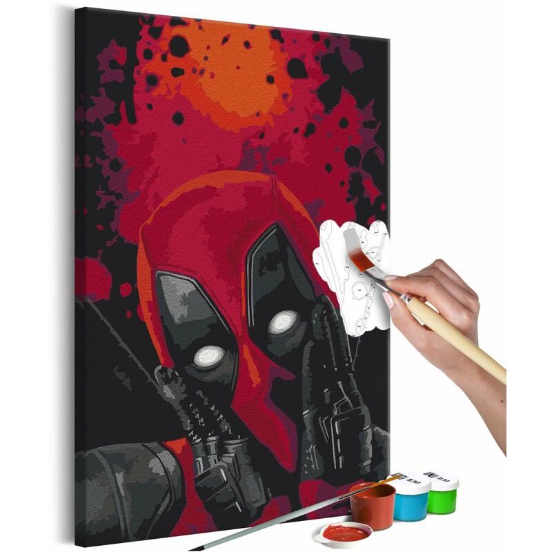 

Cuadro para colorear - Deadpool Medidas 40X60