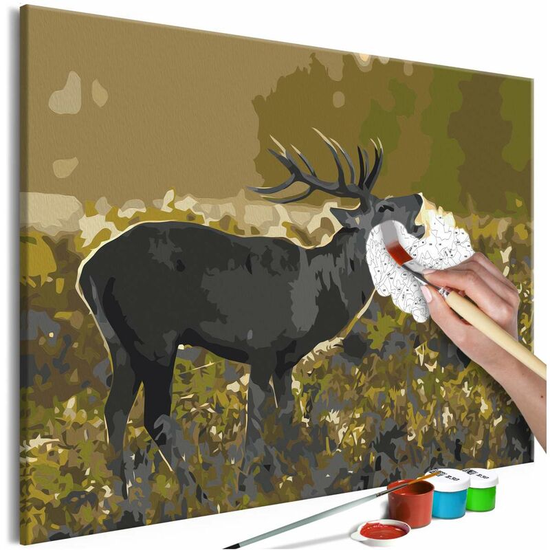 

Cuadro para colorear - Deer on Rut Medidas 60X40