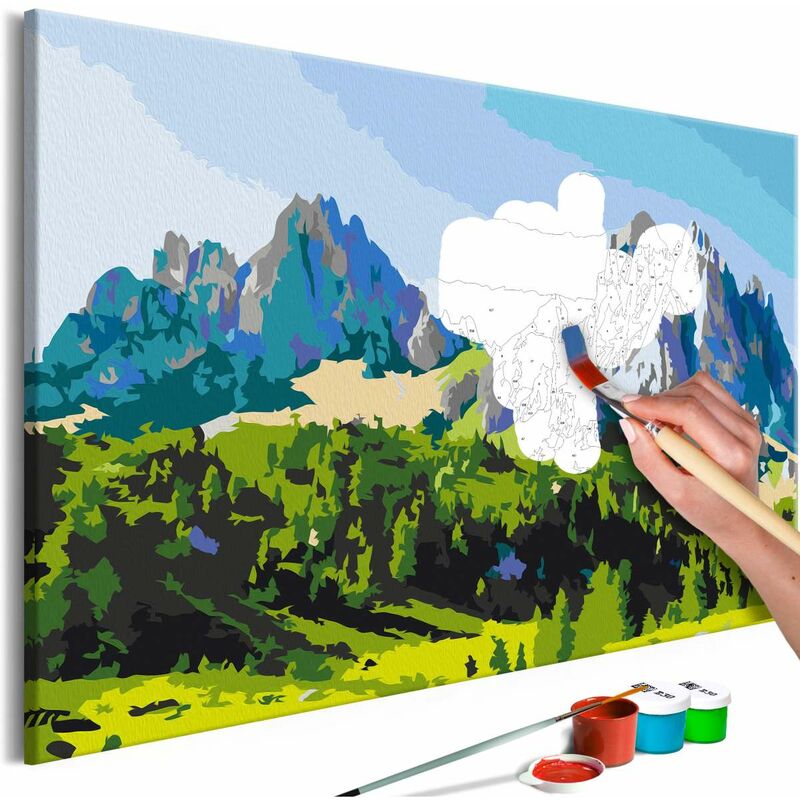 

Cuadro para colorear - Dolomite Peaks Medidas 60X40