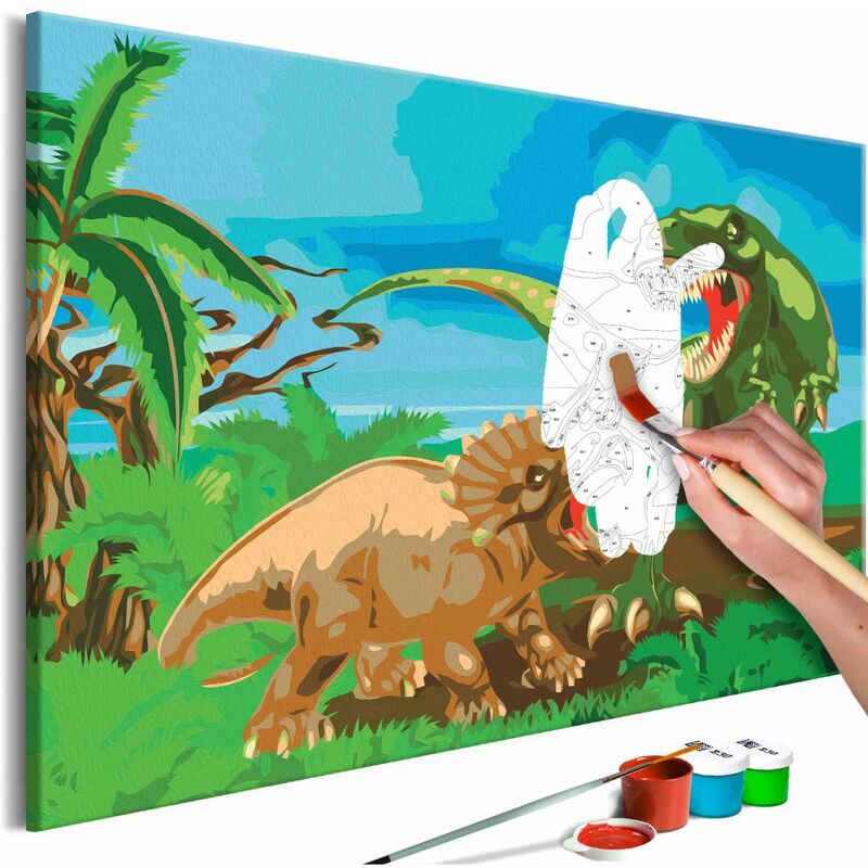 

Cuadro para colorear - Fight for Territory Medidas 60X40