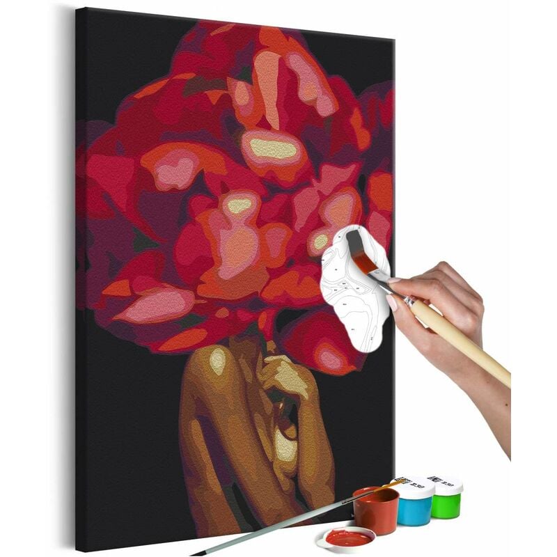 

Cuadro para colorear - Floral Head Medidas 40X60