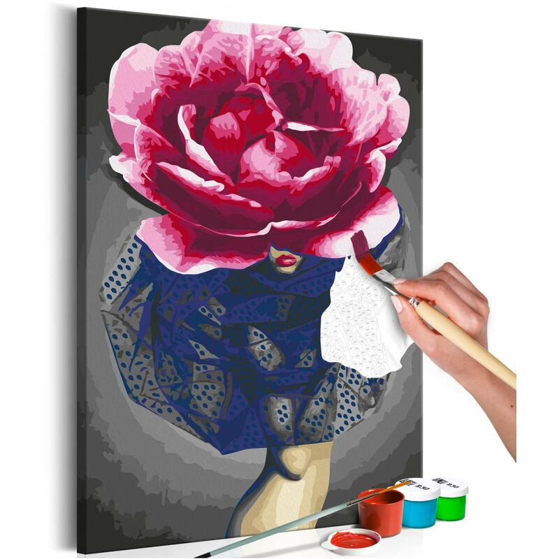 

Cuadro para colorear - Flower Girl Medidas 40X60