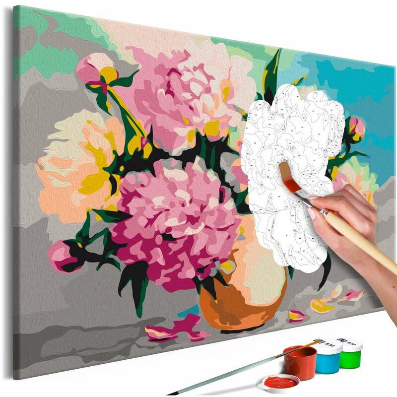 

Cuadro para colorear - Flowers in Vase Medidas 60X40