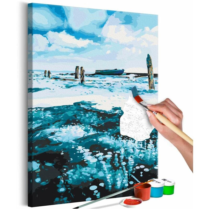 

Cuadro para colorear - Frozen Baikal Medidas 40X60