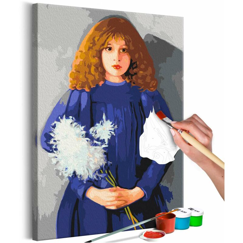 

Cuadro para colorear - Girl With Chrysanthemums Medidas 40X60