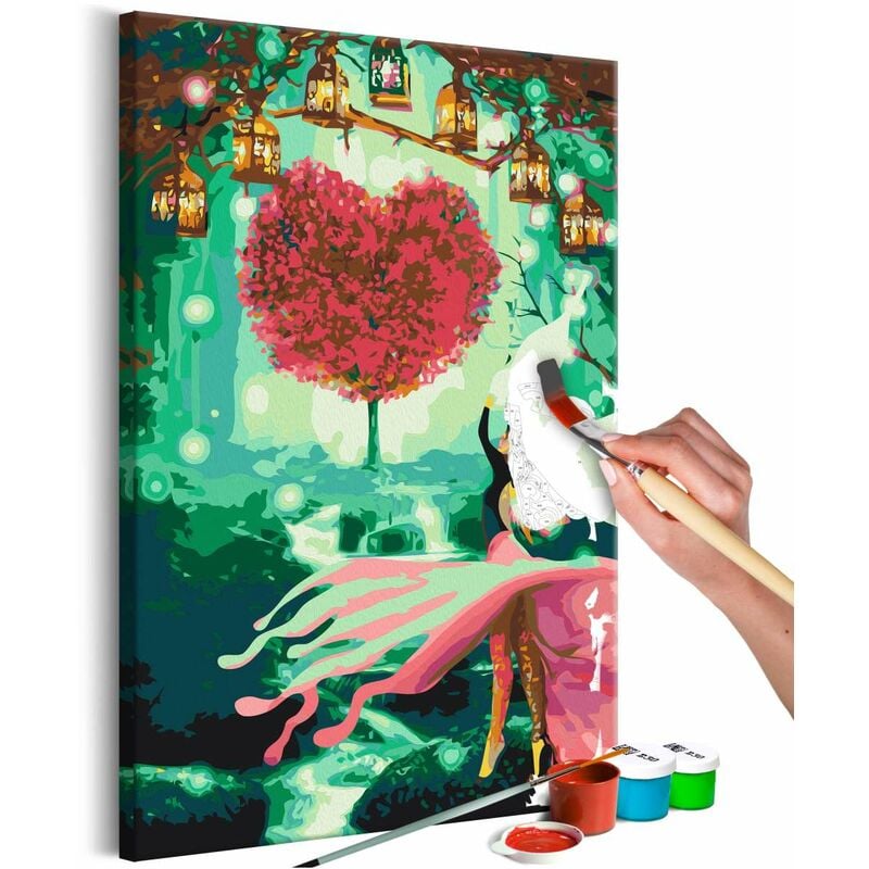 

Cuadro para colorear - Heart Tree Medidas 40X60