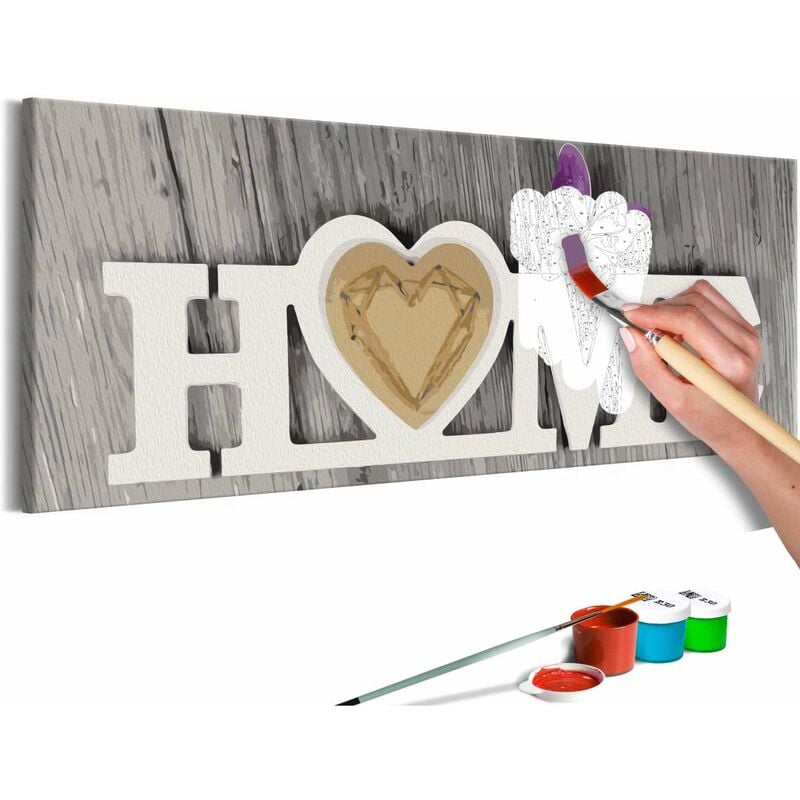 

Cuadro para colorear - Home and Butterfly Medidas 90X30