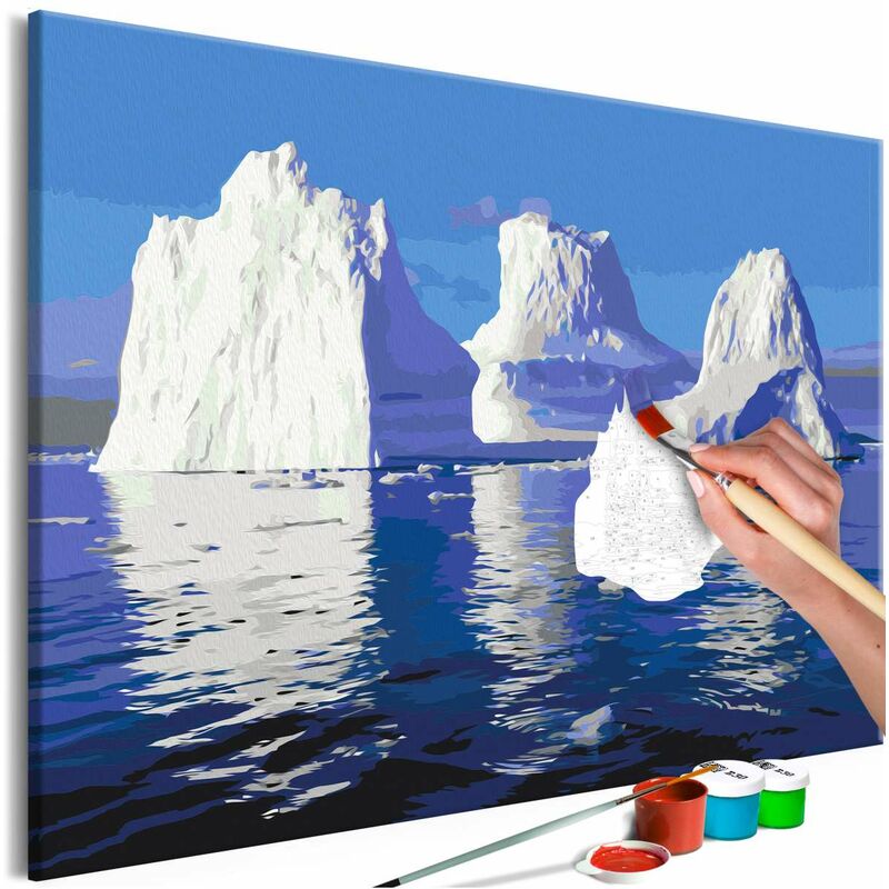 

Cuadro para colorear - Iceberg Medidas 60X40