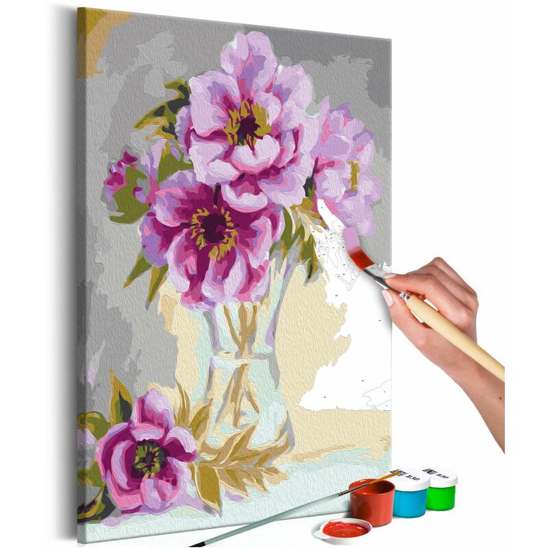 

Cuadro para colorear - Jarrón de flores Medidas 40X60