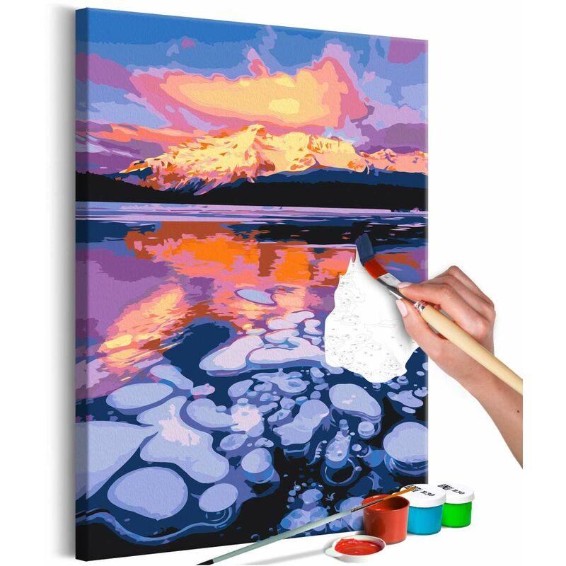 

Cuadro para colorear - Lake Minnewanka Medidas 40X60