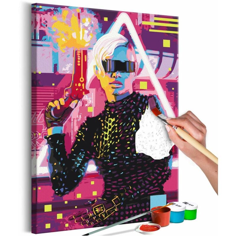 

Cuadro para colorear - Last Warning Medidas 40X60