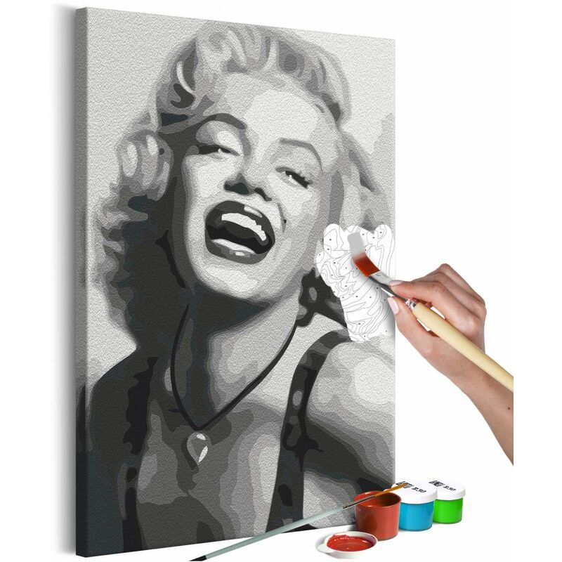 

Cuadro para colorear - Laughing Marylin Medidas 40X60